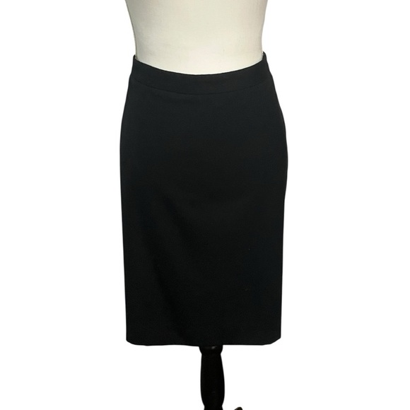 J. Crew Classic Black Pencil Skirt, size 12 EUC - Picture 1 of 8